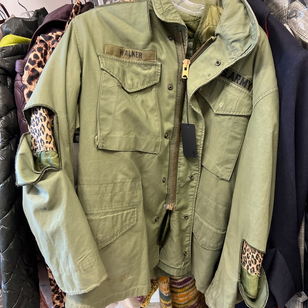 R13 NWT $2500 winterized repurposed jacket